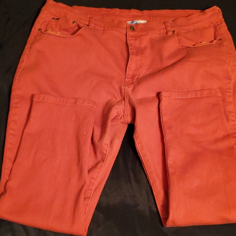 Burnt orange DG2 jeans
